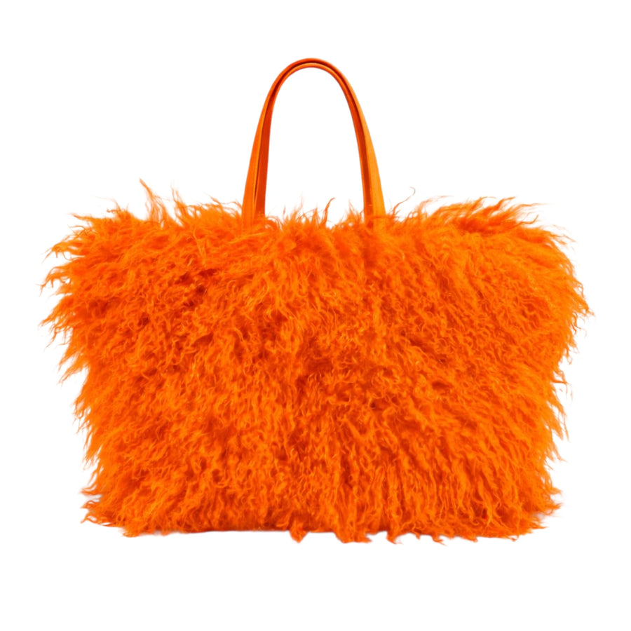Mongolian Lamb Fur Tote