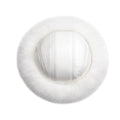 Leather Hat with Fox Trim