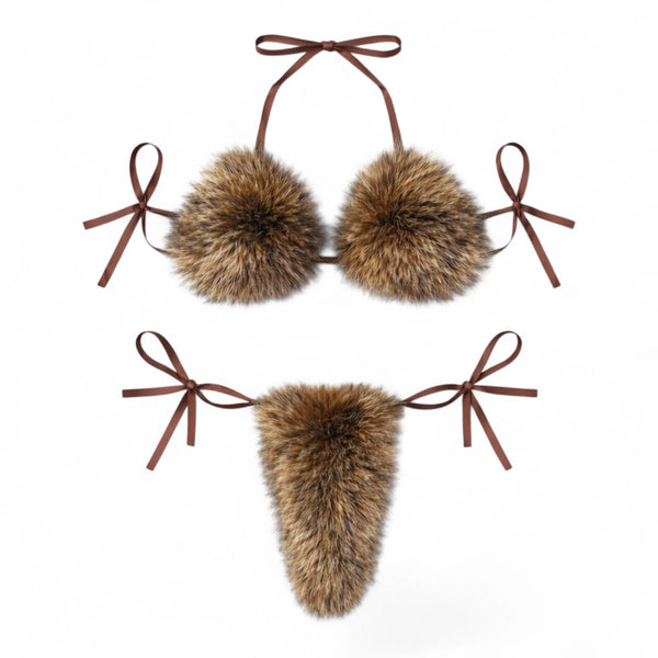 Fox Fur Bikini