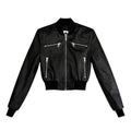 Cropped Leather Baseball