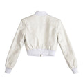 Cropped Leather Baseball