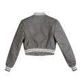 Cropped Leather Baseball
