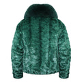 Men's Mink Bomber with Fox Collar