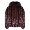 Men's Mink Bomber with Fox Collar