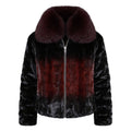 Men's Mink Bomber with Fox Collar