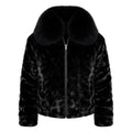 Men's Mink Bomber with Fox Collar