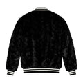 Baseball Mink Bomber Jacket