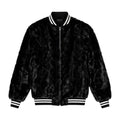 Baseball Mink Bomber Jacket
