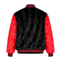 Baseball Mink Bomber Jacket