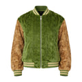 Baseball Mink Bomber Jacket