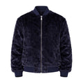 Baseball Mink Bomber Jacket