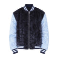 Baseball Mink Bomber Jacket