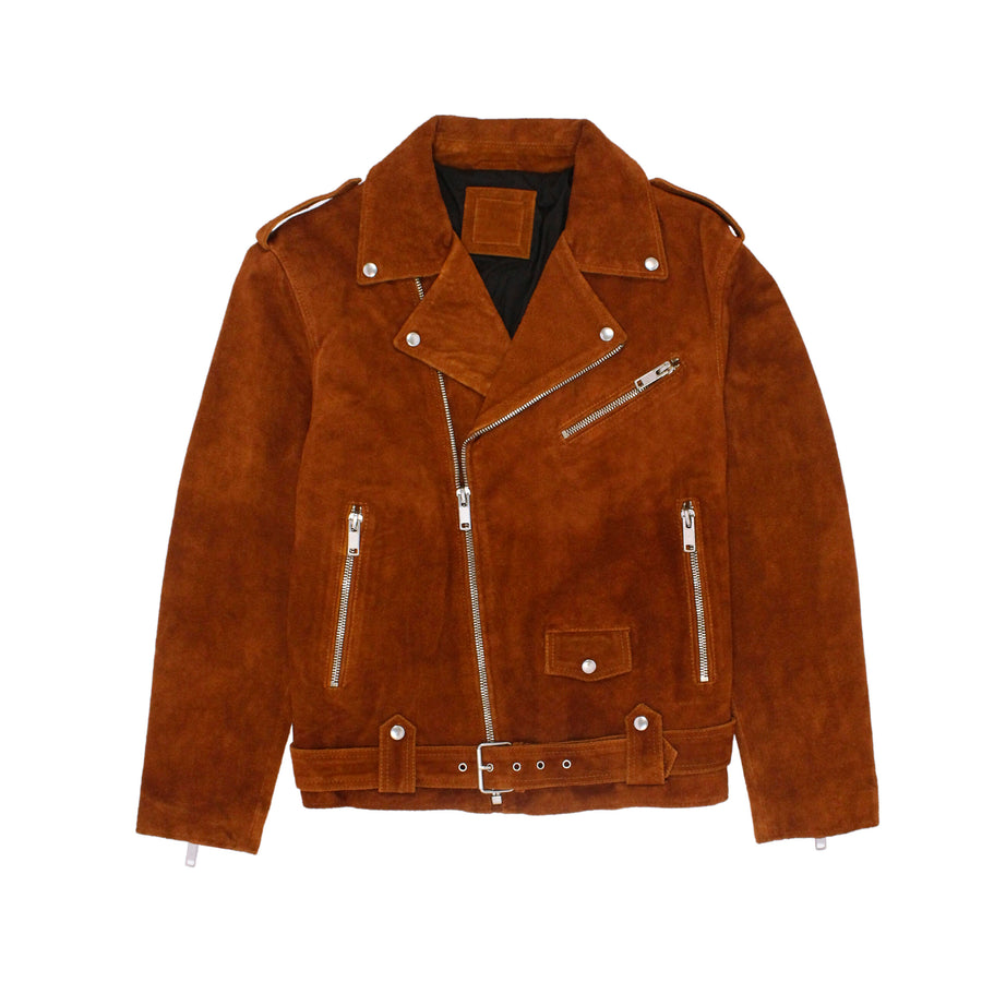 Buffalo Skin Suede Moto Jacket