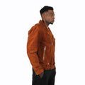 Buffalo Skin Suede Moto Jacket