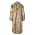 Long Crystal Feathered Fox Coat