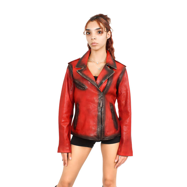 Retro Moto Leather Jacket