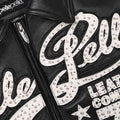 Pelle Pelle Encrusted Varsity Plush