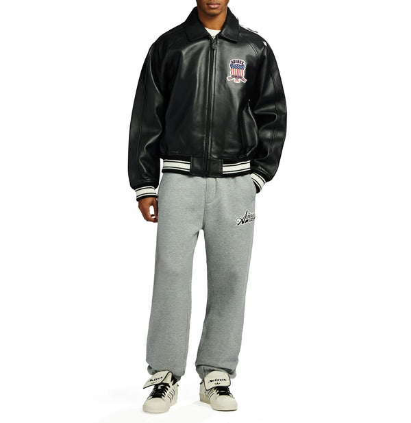 Men's Avirex Icon Leather Jacket Fall 2026
