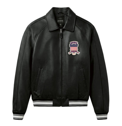 Men's Avirex Icon Leather Jacket Fall 2026
