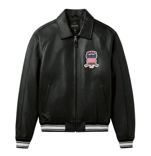 Men's Avirex Icon Leather Jacket Fall 2026