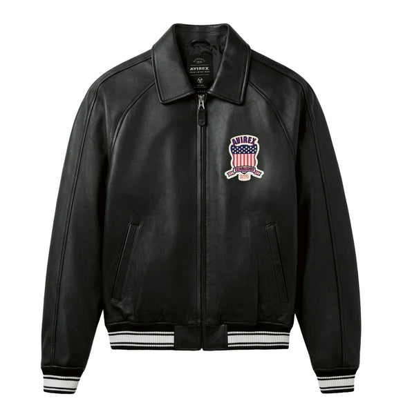 Men's Avirex Icon Leather Jacket 2026