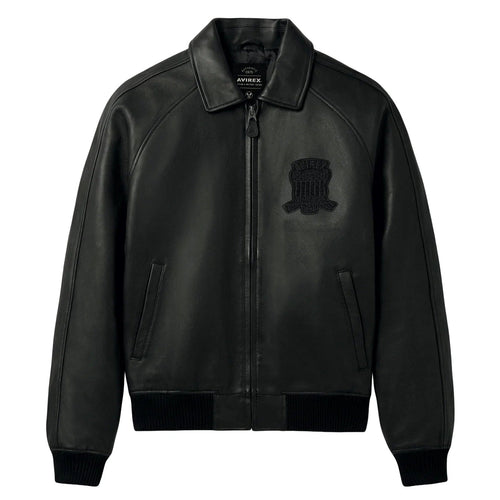 Men's Avirex Icon Leather Jacket Fall 2026