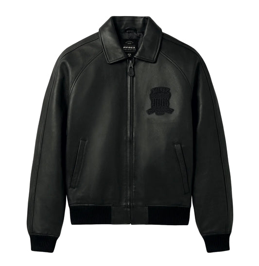 Men's Avirex Icon Leather Jacket Fall 2026