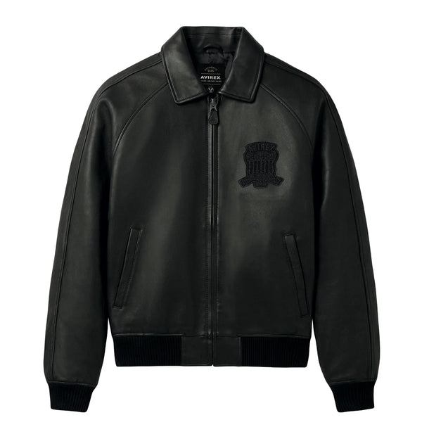 Men's Avirex Icon Leather Jacket Fall 2026