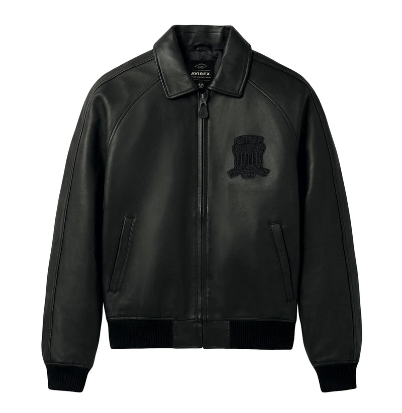 Men's Avirex Icon Leather Jacket Fall 2026