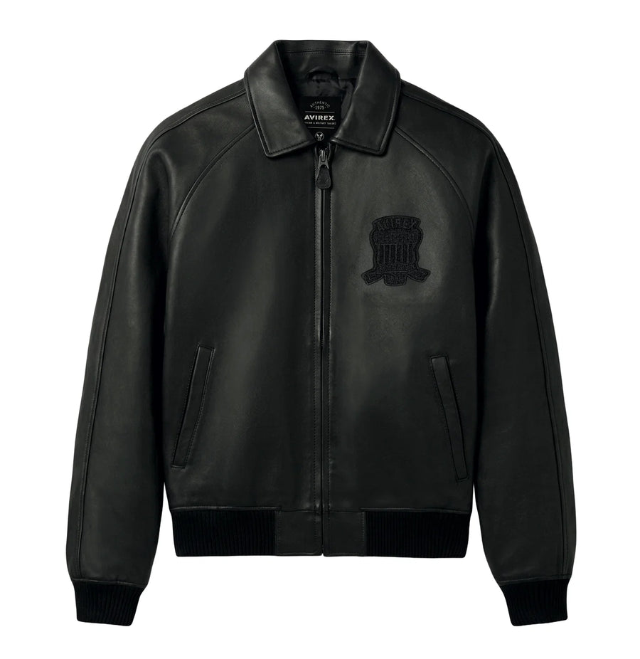 Men's Avirex Icon Leather Jacket Fall 2026