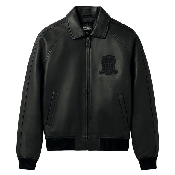Men's Avirex Icon Leather Jacket Fall 2026