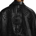 Men's Camo Avirex Icon Leather Jacket 2026