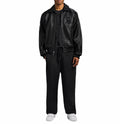 Men's Camo Avirex Icon Leather Jacket 2026