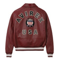 Men's Avirex Icon Leather Jacket Fall 2026