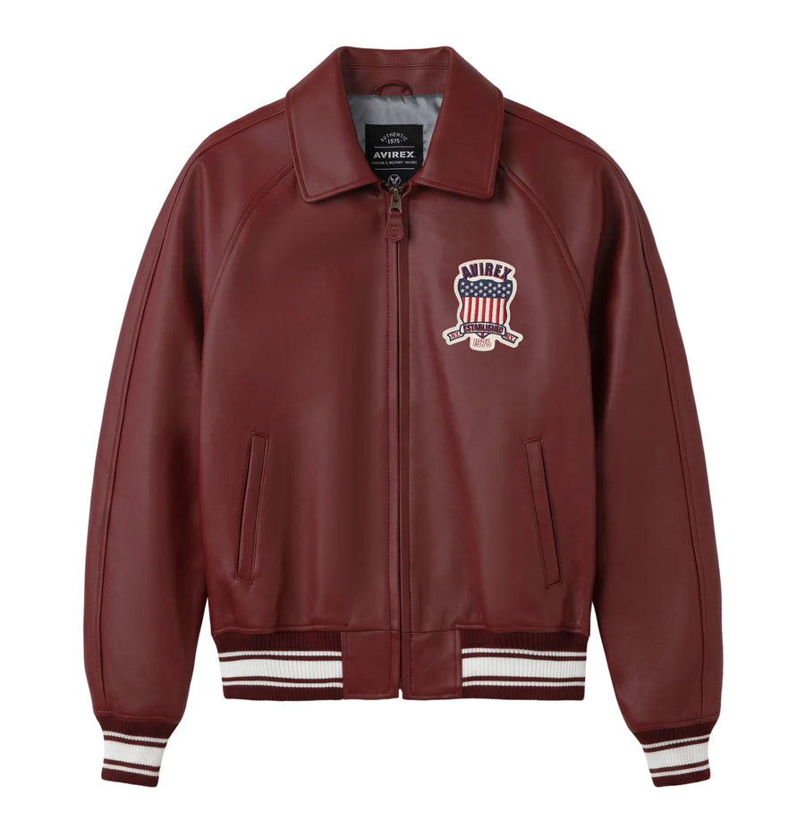 Men's Exclusive Avirex Icon Leather Jacket  2026