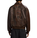 Men's Camo Avirex Icon Leather Jacket 2026