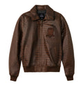 Men's Camo Avirex Icon Leather Jacket 2026