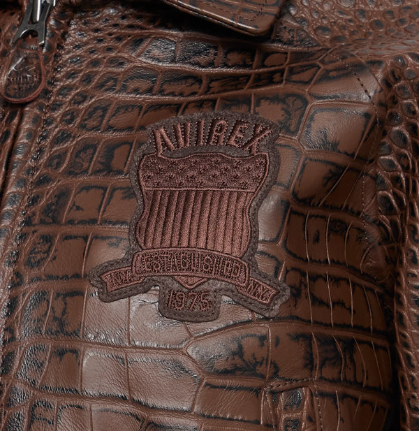 Women's Cropped Croc Icon Jacket