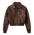 Women's Cropped Croc Icon Jacket