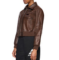 Women's Cropped Croc Icon Jacket