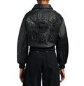Women's Cropped Studded Icon Jacket
