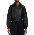 Women's Cropped Studded Icon Jacket