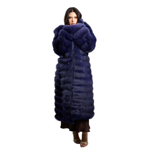 Full Length Fox Fur with Hood