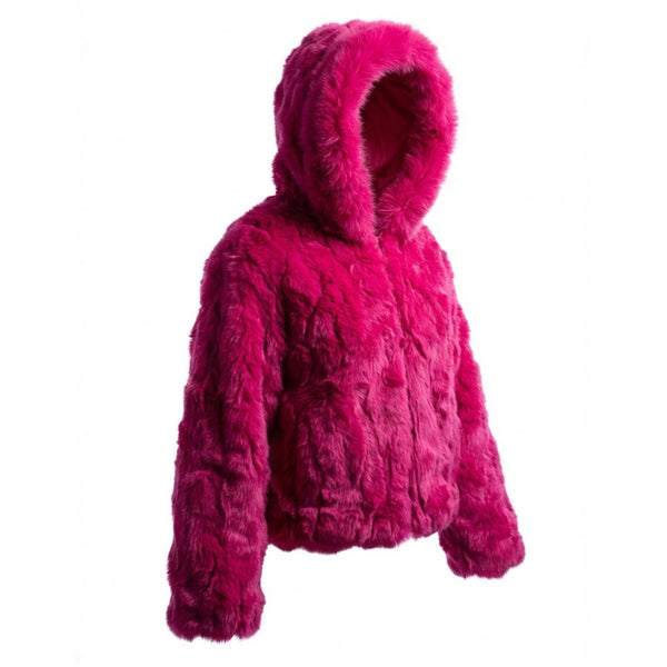 Kid's Rabbit Fur Jacket