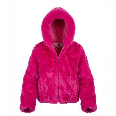Kid's Rabbit Fur Jacket