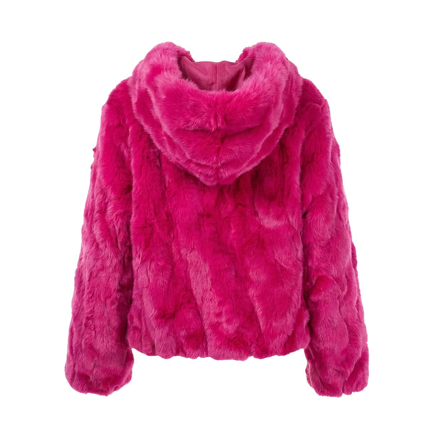 Kid's Rabbit Fur Jacket