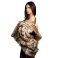 Cat Lynx Cape Designed Jacket With Hood