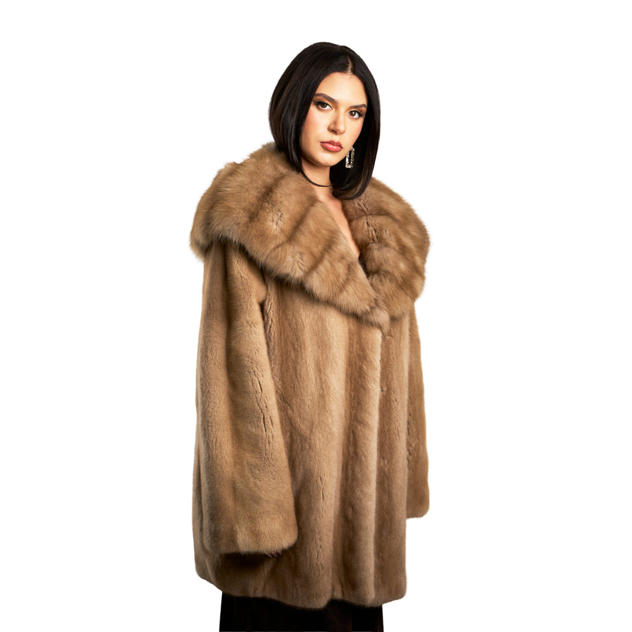 Three Quarter Mink with Sable