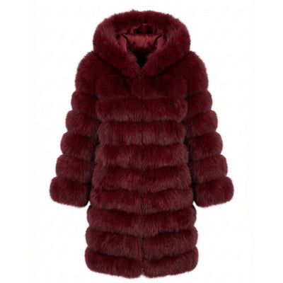 3/4 Fox Fur with Hood