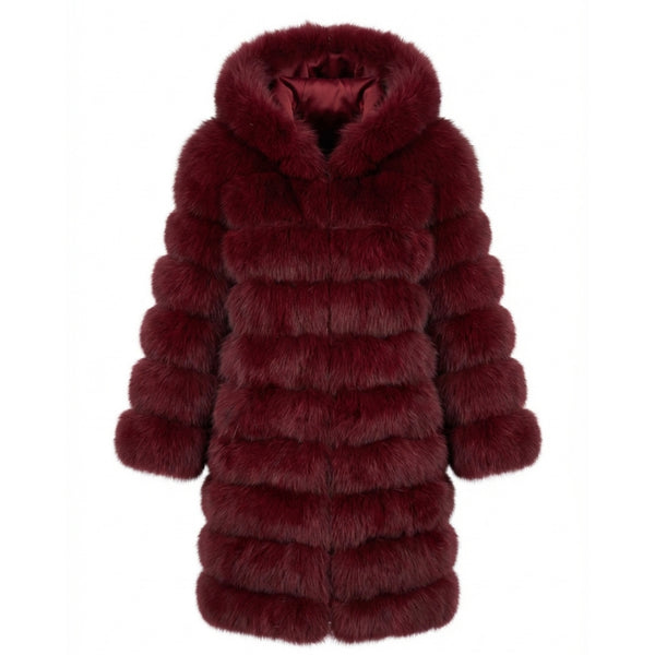 3/4 Fox Fur with Hood